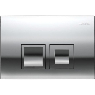 Geberit Delta 50 Plaque de commande pour réservoir UP100 chrome mat