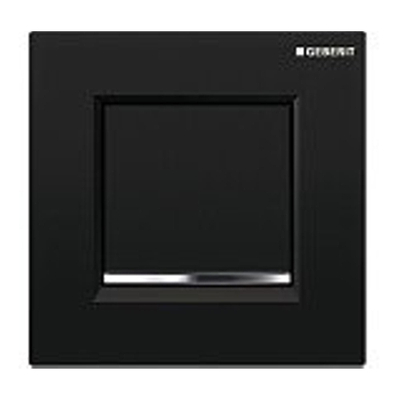 Geberit type 20 plaque de commande pour urinoir - pile - carré - noir