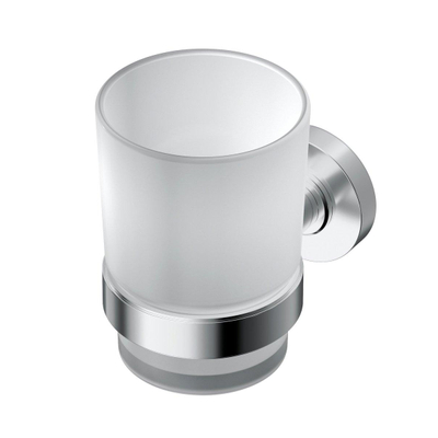 Ideal Standard Iom porte-verre avec gobelet mat chrome mat