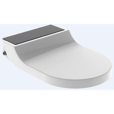 Geberit AquaClean tuma Zitting - onderdouche - zwart glas decor - glans wit