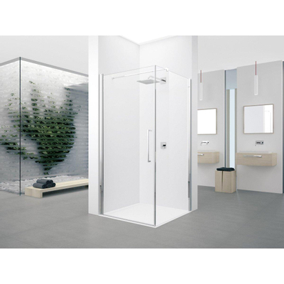 Novellini Young 2.0 G porte pivotante 87/89x200cm pour paroi latérale FG matchroom/transparent