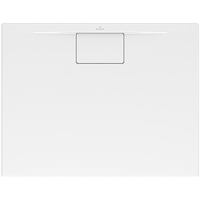 Villeroy & Boch Architectura Metalrim receveur de douche en matière synthétique - acrylique rectangulaire 100x80x4.8cm - blanc mat