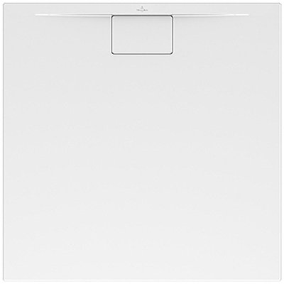 Villeroy & Boch Architectura Metalrim douchebak acryl vierkant - 90x90x4.8cm - White Alpine (glans wit)