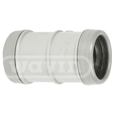 Wavin PVC M-OVERSCHUIFMOF GR 50 MM. grijs