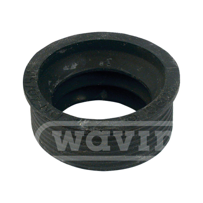Wavinrubber overgangsring voor overgangsstuk metaal/PVC75x50mm