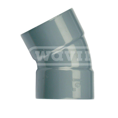 Wavin PVC lijm bocht 30° mof/mof 110mm