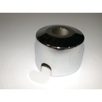 De Beer rosace de robinet chromée 1/2 x40mm avec découpe de 15mm pour montage sur mur