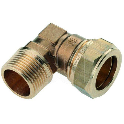 Bonfix laiton coude autofreinant x filetage extérieur 3/8 x 12mm filetage long gastec / kiwa