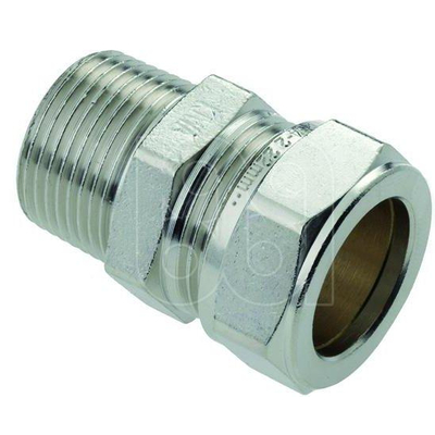 Bonfix écrou nickelé 1 trou de robinet 1/2 x 15 mm conique gastec / kiwa