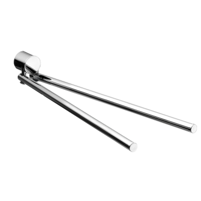 Emco Rondo 2 porte-serviettes pivotant chromé