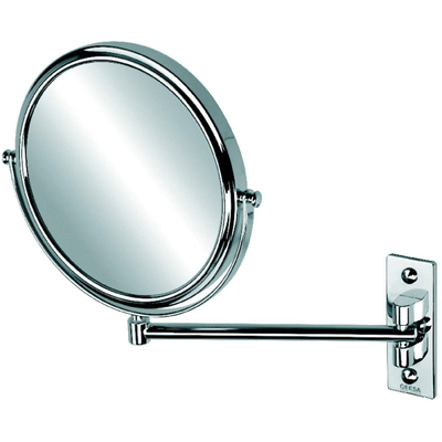 Geesa Mirror Collection Miroir de rasage 1 ras grossissant x3 diamètre 20cm chrome