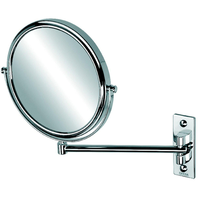 Geesa Mirror make-upspiegel – rond Ø20 cm – 3x vergrotend, 1-armig – Chroom