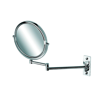 Geesa Mirror miroir grossissant – rond Ø 20 cm – grossissement 3x, à 2 bras – Chrome