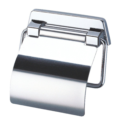 Geesa 5000 Porte-papier toilette avec couvercle et ressort chrome