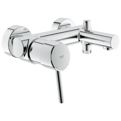 Grohe Concetto Badkraan - met omstel - met koppelingen - chroom