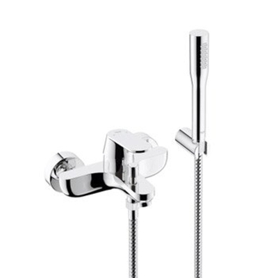 Grohe Eurosmart Cosmopolitan Badkraan - met omstel - met koppelingen - met garnituur - chroom