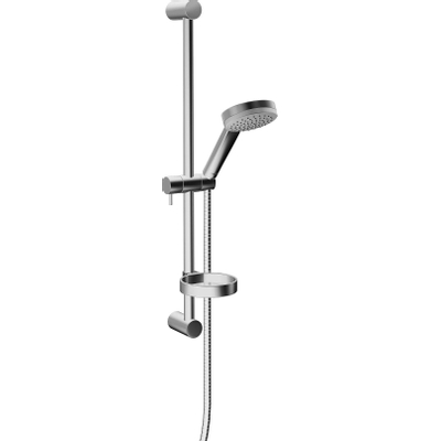 Hansa Hansaviva Ensemble de douche 60cm avec douchette Hansaviva 1 jet et flexible 175cm avec porte savon chrome