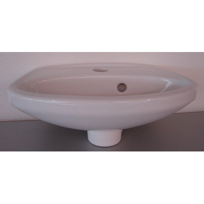 Jika Euroline lave-mains - 36x24 cm - céramique - blanc brillant