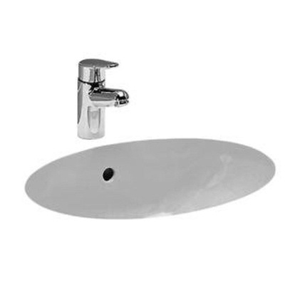 Laufen Birova lavabo sous-plan 53x40.5x20cm sans trou de robinet avec trop-plein céramique blanc