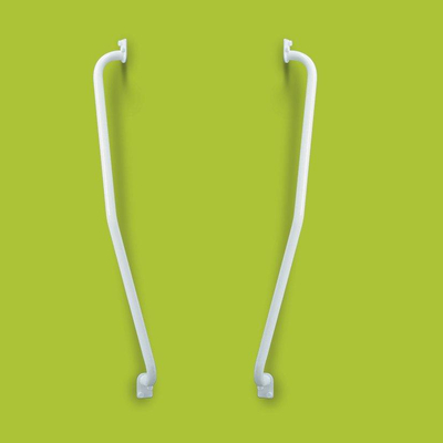Handicare linido support de rail d'escalier 51x51cm modèle b blanc