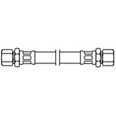 Neoperl Neoflex flexible 10mmraccord à compressionx12mmraccord à compression 35cm Inox