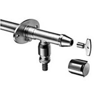 Schell Polar II robinet de façade antigel 1/2 x15mm avec aérateur mat chrome