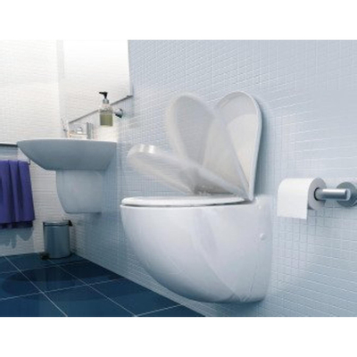 Sanibroyeur Sanicompact Comfort WC suspendu broyeur – chasse 1,8/3 litres – avec abattant – blanc