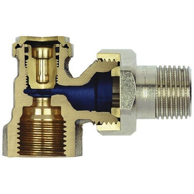 Heimeier Regutec robinet de pied 3/8 coudé Kvs 1,68 m3 h