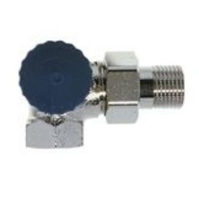 Heimeier Robinet d’arrêt thermostatique pour radiateur 1/2 double équerre LI Kvs 1,85 m3 h faible résistance