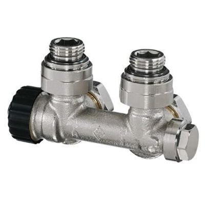 Heimeier Multilux 2 tuyaux 1/2 50mm coudé pour radiateur bi.dr.