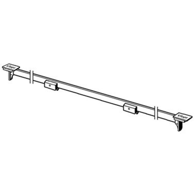 Viega Visign SR1 grille à encastrer 120cm recoupable aspect inox mat