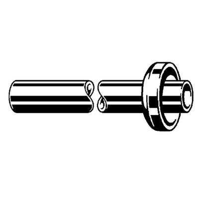 Viega buis en rozet voor uitlaatfitting 5/4x50cm chroom