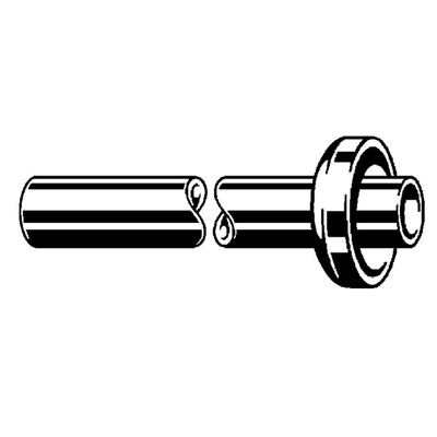 Viega tube et rosace pour garniture de sortie 5/4x50cm chrome