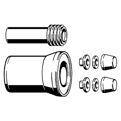 Viega waste plus connection 100x180 mm set pour armoire murale blanc