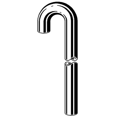 Viega tube de sol pour siphon tubulaire 5/4x68cm sans rosace chrome