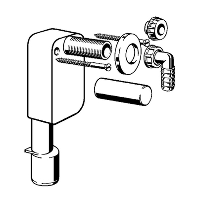 Viega siphon encastré en saillie pour appareils