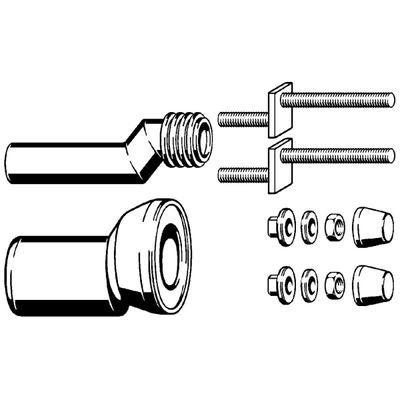 Viega Closet Aansluitgarnituur