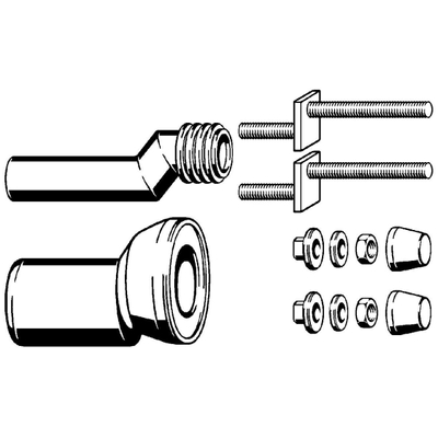 Viega Garniture de raccordement pour WC