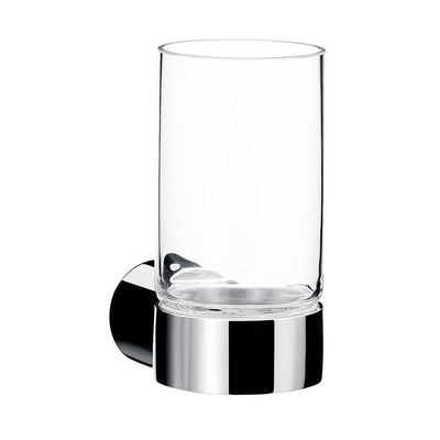 Emco Fino glashouder met glas chroom