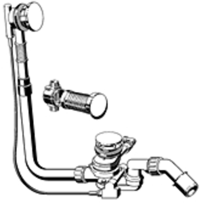 Viega Multiplex trio f vidage de baignoire avec remplissage 725x40 50 chrome