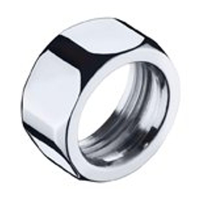 Hansgrohe Aansluitmoerset a - 2 stuks - chroom