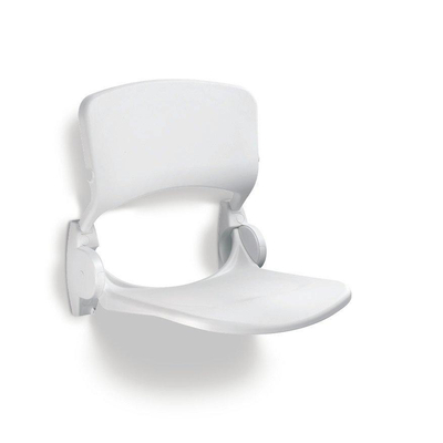 Handicare Handicare Linido siège de douche avec dossier avec assise en plastique rabattable blanc