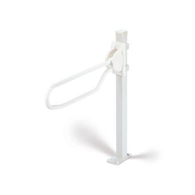 Handicare Linido pied de sol pour barre d''appui de WC relevable blanc