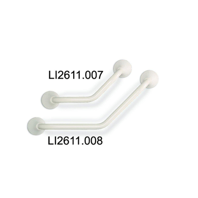 Handicare Linido barre d'angle murale 45 degrés 40x40cm inox