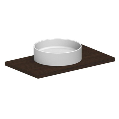 Royal Plaza Latona vasque à poser ronde 45cm sans trou de robinet blanc