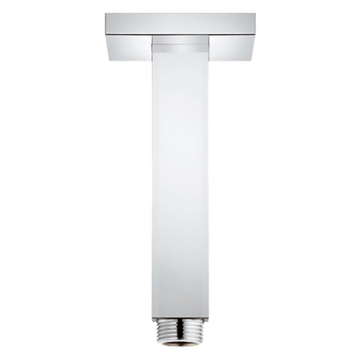 GROHE Rainshower Bras de plafond - 15cm - rosace carrée - chrome