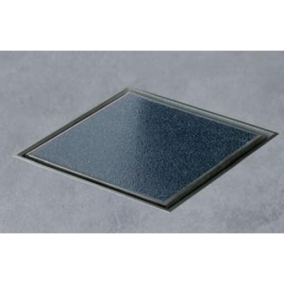 Easy Drain AquaJewels Quattro carrelage 15x15cm avec sortie latérale 50mm garde d'eau 30/35/50mm AJQ 15X15 T