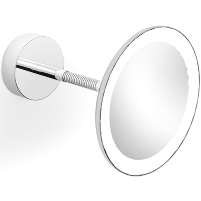 Royal Plaza Plena Miroir grossissant mural avec éclairage LED 20cm chrome