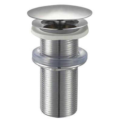 Royal Plaza Merlot bouchon de vidage de lavabo 1 1/4 non obturable tige longue chrome