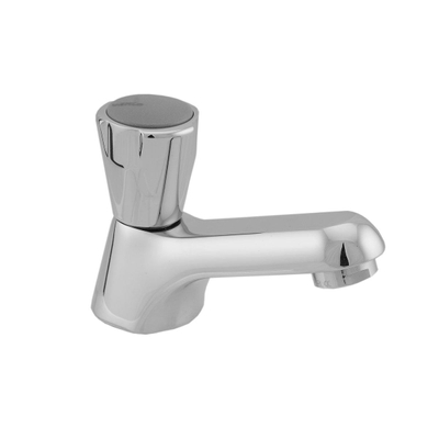 Venlo Nimbus II Messing Eco robinet de lave-mains modèle bas avec mousseur chrome